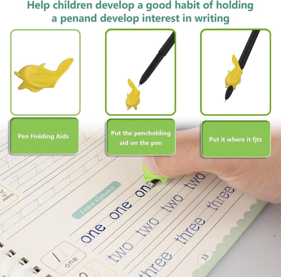 20 Pc Magic Pens for Kids with Disappearing Ink & Refills for Handwriting Practi - Image 3 of 4