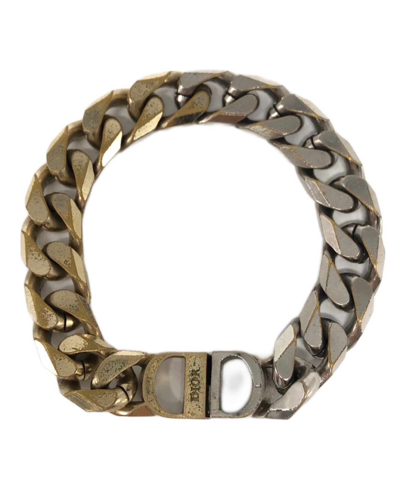 Authentic Christian Dior Combination Bracelet Sil… - image 2