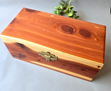 New Cedar Wood Box For Pet Ashes 8" x 4" x 3.5"
