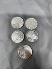 Lot of 5 - .999 Fine Silver One Ounce Golden State Mint