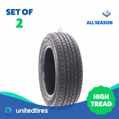 Set of (2) Used 225/65R17 Advanta HTR-800 102H - 9/32