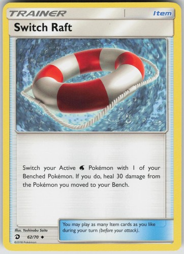 Switch Raft 62/70 Dragon Majesty Pokemon LP