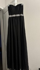 Black Strapless Prom Dress
