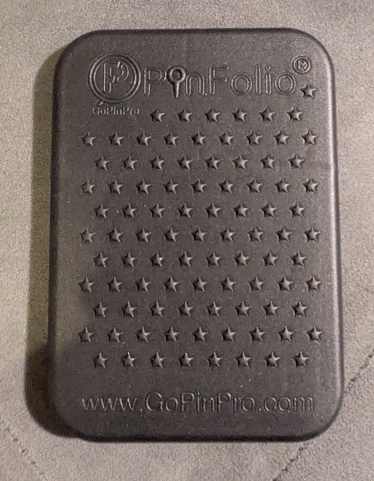 Safe'n'go Mini Pinfolio Pouch AND Mini Pin Board BLACK GoPinPro