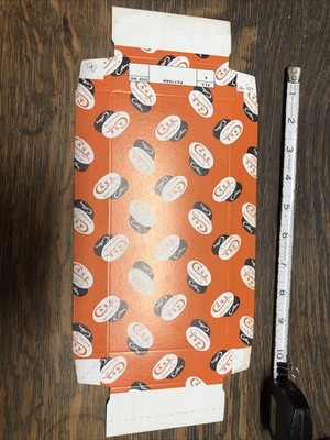 Case XX Cutlery Pumpkin Orange Knife Box Top Only Empty  8-3/16'' x 3-7/8''