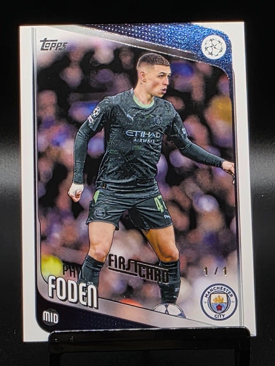 2026 TOPPS UEFA CHAMPIONS LEAGUE PHIL FODEN FIRST CARD 1/1 #103 | eBay
