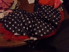 GIRLS HANDMADE DANCE OR PAGEANT SKIRT SIZE 10-12-