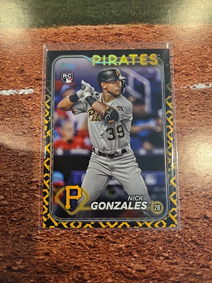 2024 Topps Series 1 - Nick Gonzales #168 Team Color Border Rookie Card Pirates