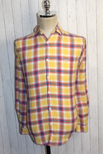 Men's Gant Rugger Check button Down Shirt Top SizeM