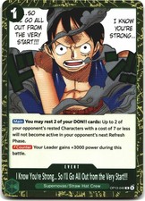 I Know You're Strong... So I'll Go All Out from the Very Start!!! OP13-040 Foil