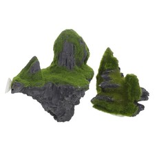 2 Artificial Floating Island Aquarium Landscaping Decorations