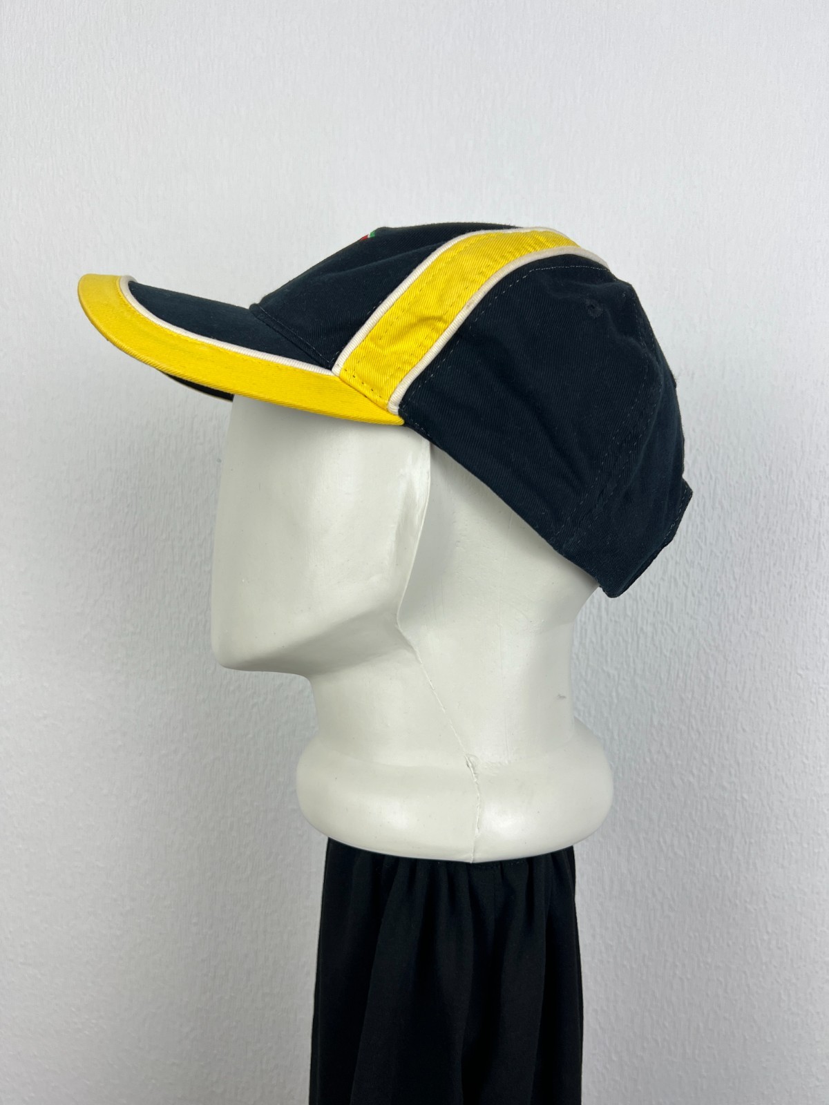 Vintage 2000's Ferrari Cap Hat Marlboro Rare Black Hype Big Logo One Size Adult image 4
