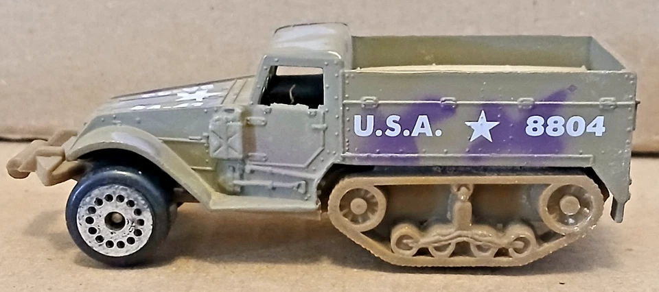 Vintage ZYLMEX Military Half Track 1970'S 1/64 Vehicles Lot of 12 - Image 4 of 4