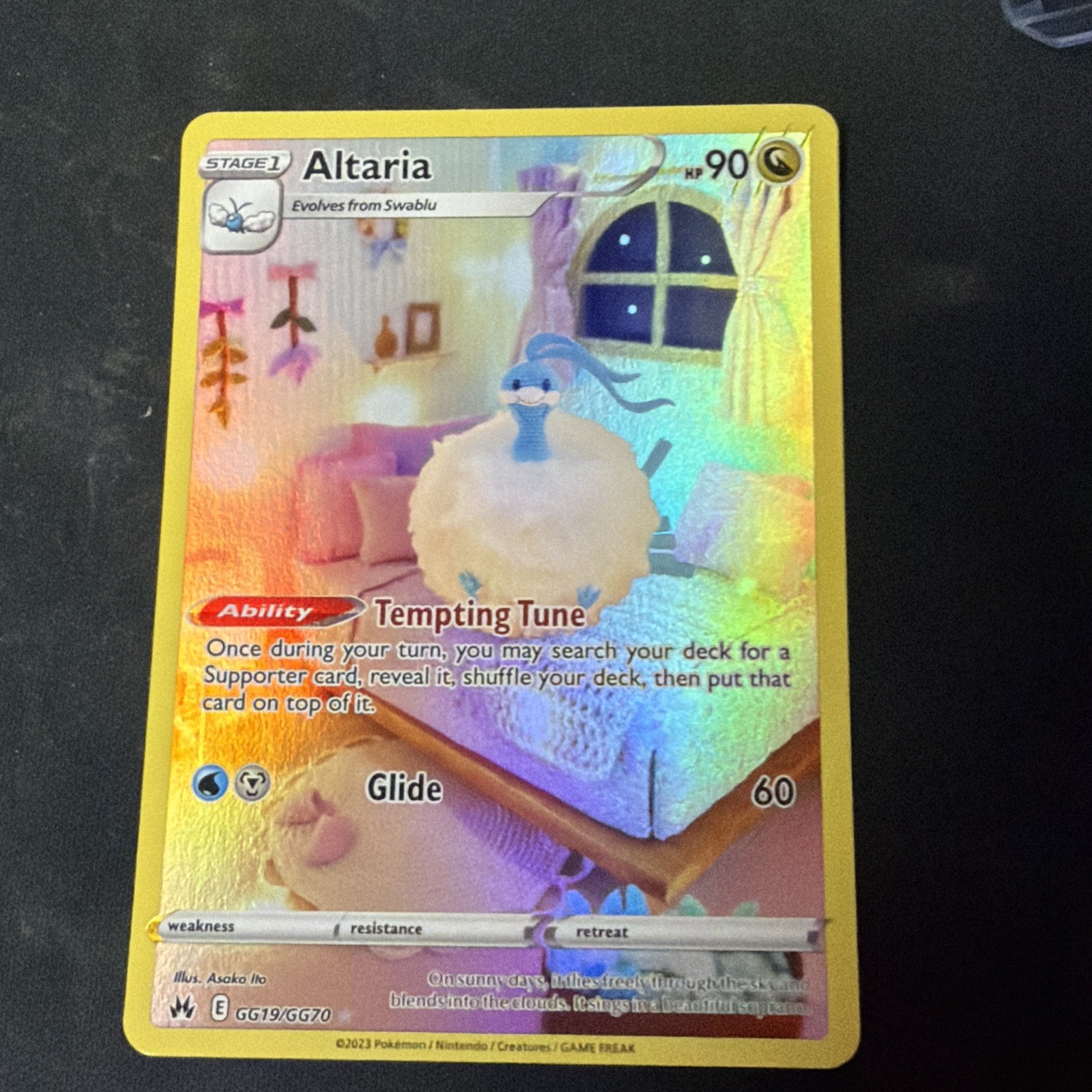 Pokemon Altaria Ultra Rare SWSH: Crown Zenith: Galarian Gallery GG19/GG70