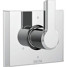 Delta Faucet T11999 Pivotal 6-Setting 3-Port Diverter Trim, Chrome