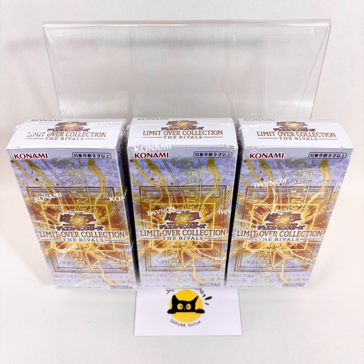 YuGiOh OCG Limit Over Collection THE RIVALS Booster Box 3 Box Set
