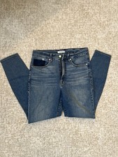 Good American Women's Good Waist Blue Denim Skinny Jeans Size 12/31