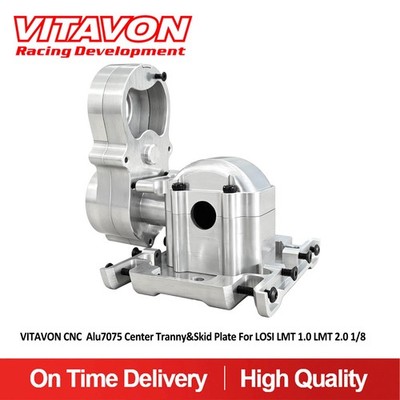 Vitavon CNC Alu 7075 Center tranny&Skid plate for LOSI LMT 1.0 LMT 2.0 1/8