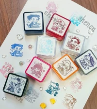 Anime Ace Attorney Seal Stamp Signet Plastic Stamper Stationery Cospaly Gift