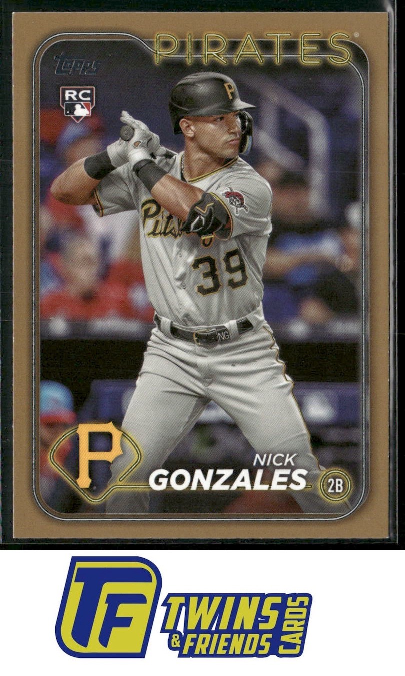 2024 Topps #168 Nick Gonzales Gold #/2024