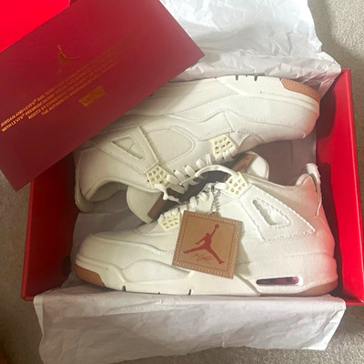 Jordan Levi s x Air Jordan 4 Retro NRG White Denim 2018 AO2571-100