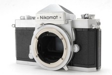 Nikon Nikomat FTN Silver 35mm SLR Film Camera Near MINT From JAPAN