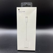 Genuine Apple USB-C to USB-A Adapter MJ1M2AM/A White New Factory Sealed