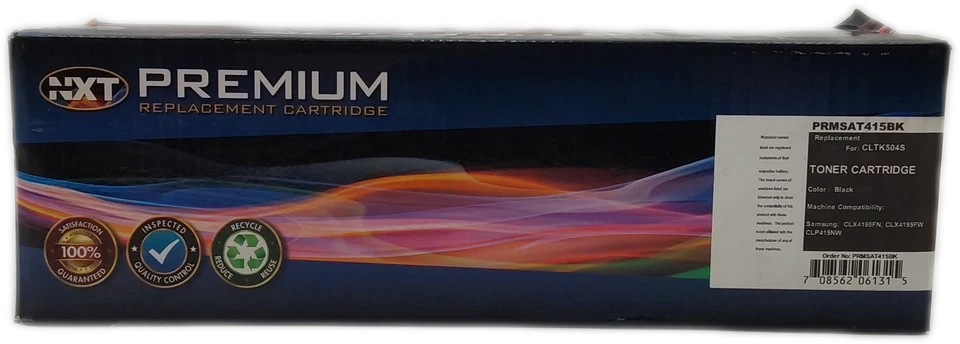 Compatible Black Ink Cartridge for Samsung CLTK504S  - Image 3 of 4