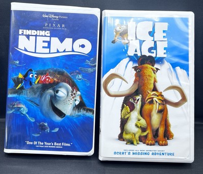 VHS - Ice Age and Finding Nemo