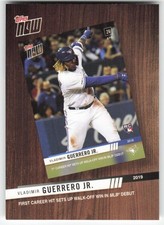 2020 Topps Topps Now Review 2019 Vladimir Guerrero Jr. #TNR-2 Toronto Blue Jays