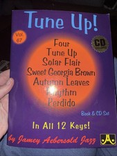 Jamey Aebersold Vol. 67 Tune Up Play-A-Long Music Book  Cd