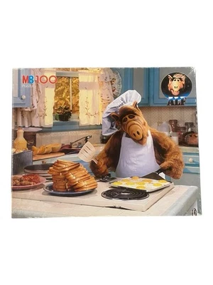 Alf als Koch Küche MB Puzzle 100 Teile 3027.20 1987 vintage vollständig - Bild 1 von 4