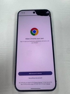 Google Pixel 9 Pro XL - 128GB - Obsidian Black (Unlocked) - Cracked & LCD damage