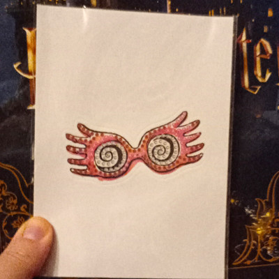 Register Number Sticker Spectrespecs Glasses Harry Potter Crystal Art Sticker Number 85 | eBay UK