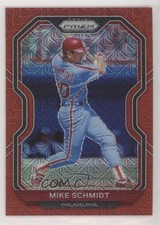 2021 Panini Prizm Tier II Red Mojo Prizm 16/149 Mike Schmidt #124 HOF 2qw