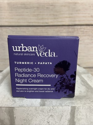 Urban Veda Radiance Recovery Night Cream Natural Turmeric Papaya 1.7oz