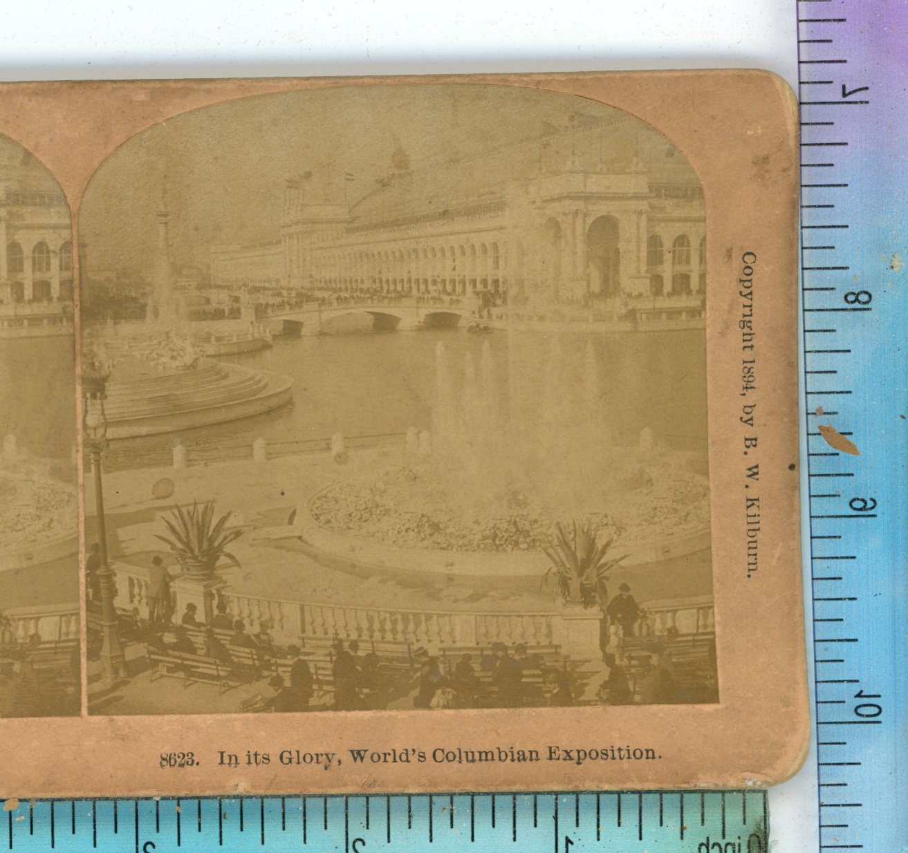 In Its Glory Chicago World Fair 1893 Kilburn Stereoview