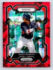2024 Panini Prizm #132 Mikey Romero Red Ice Prizms