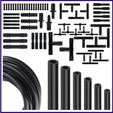 Multipurpose Vacuum Line Kit,6PCS 5Ft Vacuum Hose Automotive 64PCS Vacuum Line