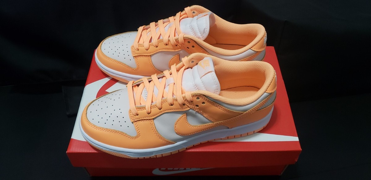 Size W9.5/ M8 Nike Women Dunk Low Peach Cream DD1503-801 | eBay