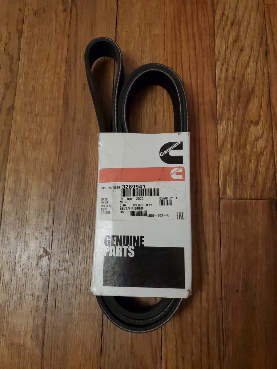Genuine Cummins V Ribbed Belt 3289941 | eBay