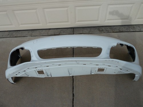 13-16 Porsche 981 Boxster S Genuine OEM Front Bumper Cover Skin OEM Facia White - Picture 8 of 12