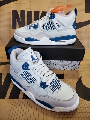 Nike Air Jordan 4 Retro GS Military Blue HF4281-141 Size 7Y