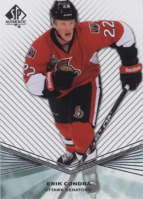 2011-12 SP Authentic - Rookie Extended Series Erik Condra #R71 (RC) for ...