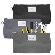 Premium Small Tool Pouch Bags with Zipper YKK Durability - Heavy Duty - Anti ...