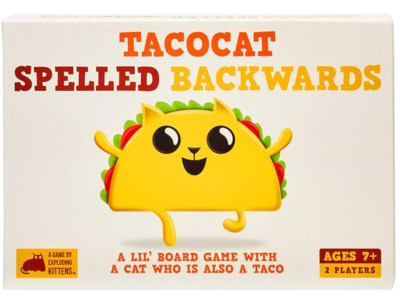 Tacocat Spelled Backwards by Exploding Kittens