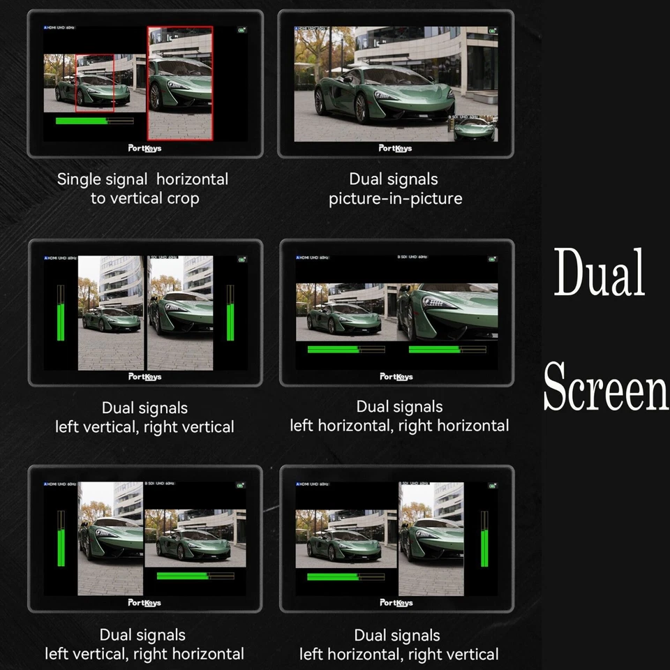 PortKeys BM5 IV 5.5" 4K Touch Camera Monitor for Sony Canon Panasonic ZCAM BMD - Image 3 of 4