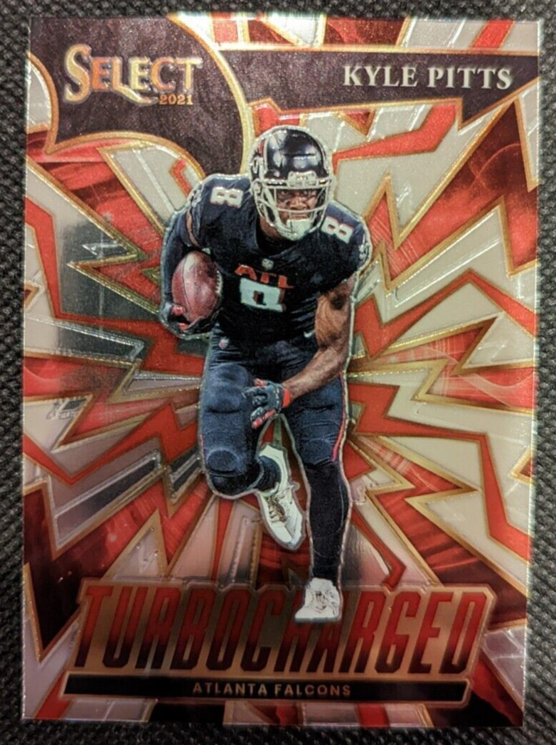 2021 Panini Select KYLE PITTS RC #TUR-10 Turbocharged Insert Atlanta Falcons