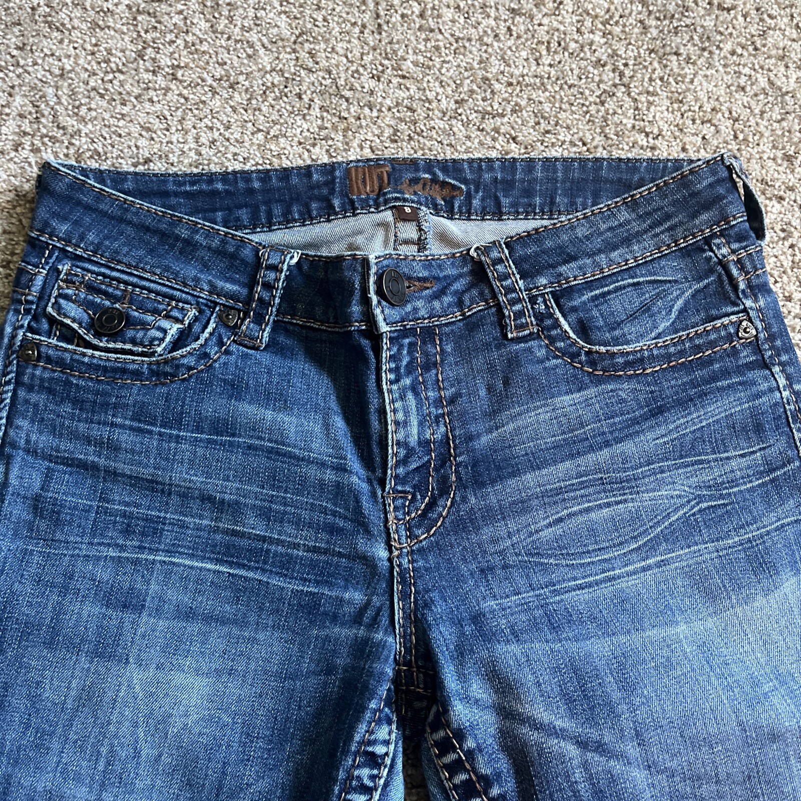 Kut From The Kloth Women's SIZE 8 bootcut Jeans 32 X 31.5 - View 2