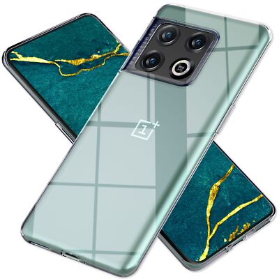 NALIA Transparente Silikonhülle OnePlus 10 Pro Case Anti-Gelb stoßfest